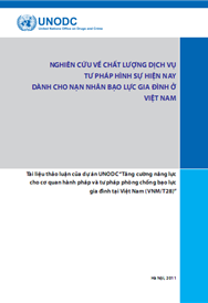 Nghiên cứu về chất lượng dịch vụ tư pháp hình sự hiện nay dành cho nạn nhân bạo lực gia đình ở Việt Nam